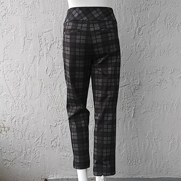 Attyre New York Plaid Stretch Pants - Picture 8 of 8